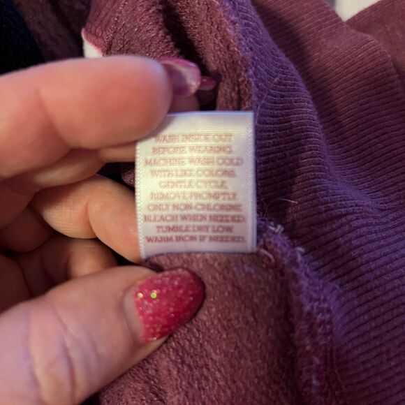 The Lounge Life Weekendย Sweatshirt 1XL Tye-dyed Pink &โWhiteโOverโSized - Picture 10 of 10